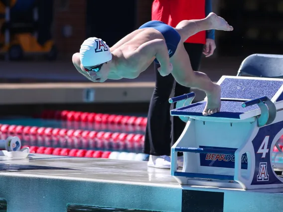 Diving Arizona Para Swimmer