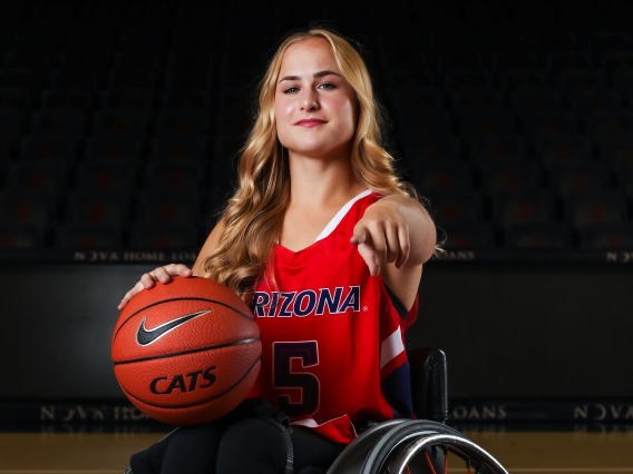 Abby Dunn, Sophomore, Wheelchair Basketball
