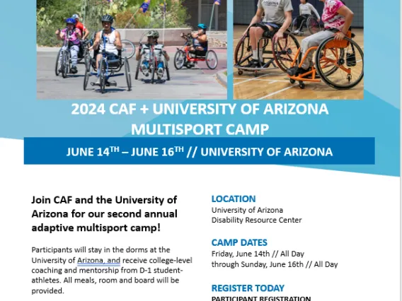 2024 CAF CAMP flyer