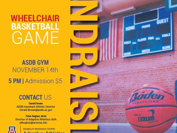 Arizona Wheelchair Basketball VS ASBD Flyer