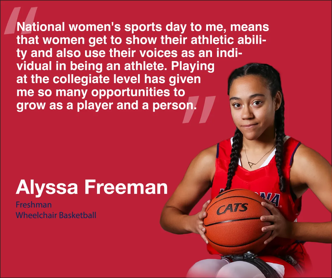 Alyssa Freeman, Freshman, Wheelchair Basketball