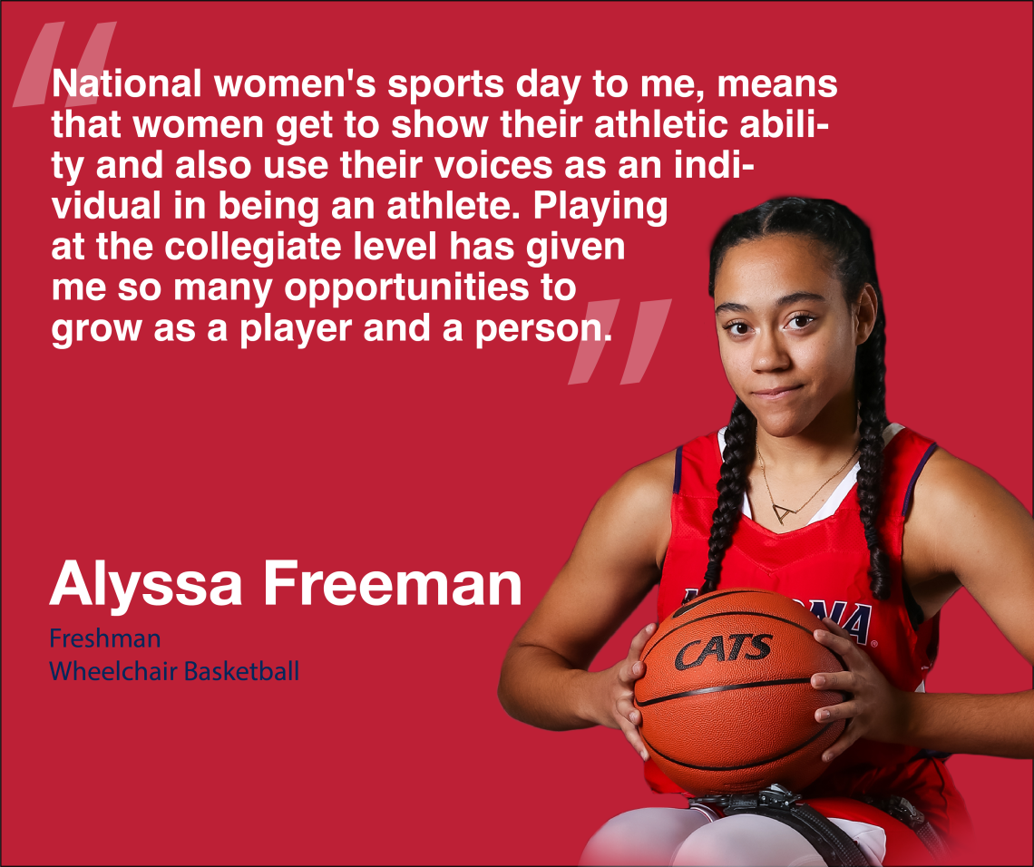Alyssa Freeman, Freshman, Wheelchair Basketball