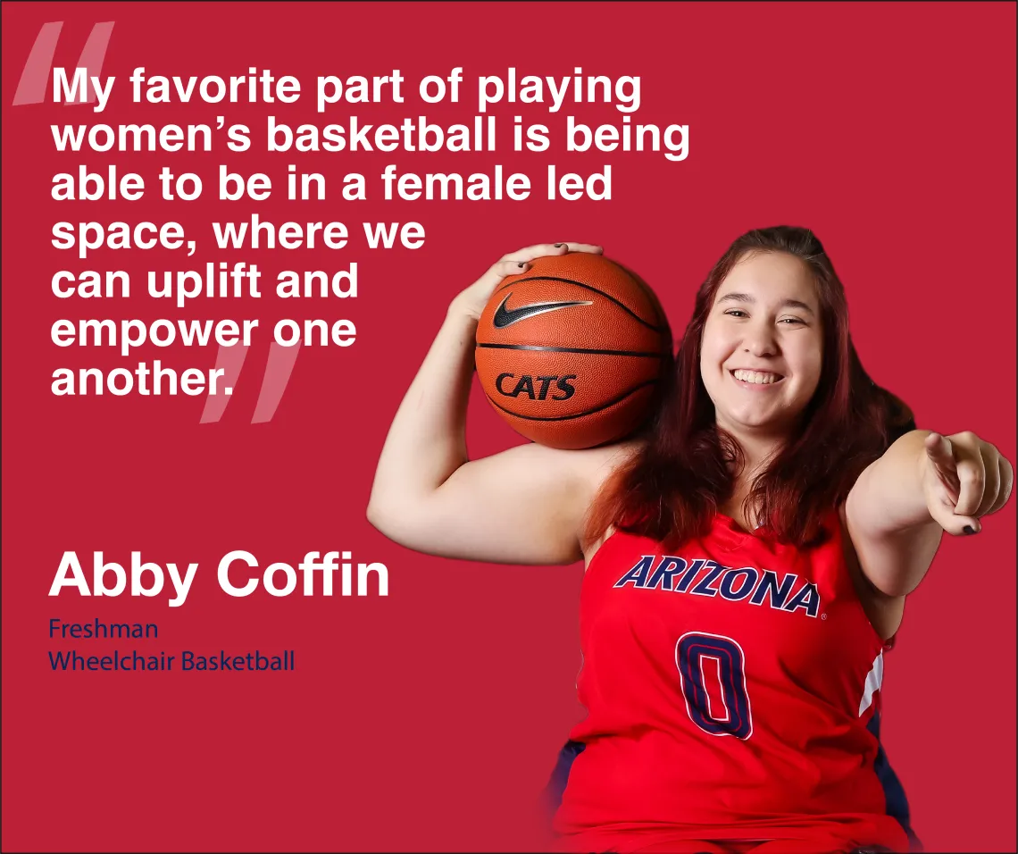 Abby Coffin, Freshman, Wheelchair Basketball