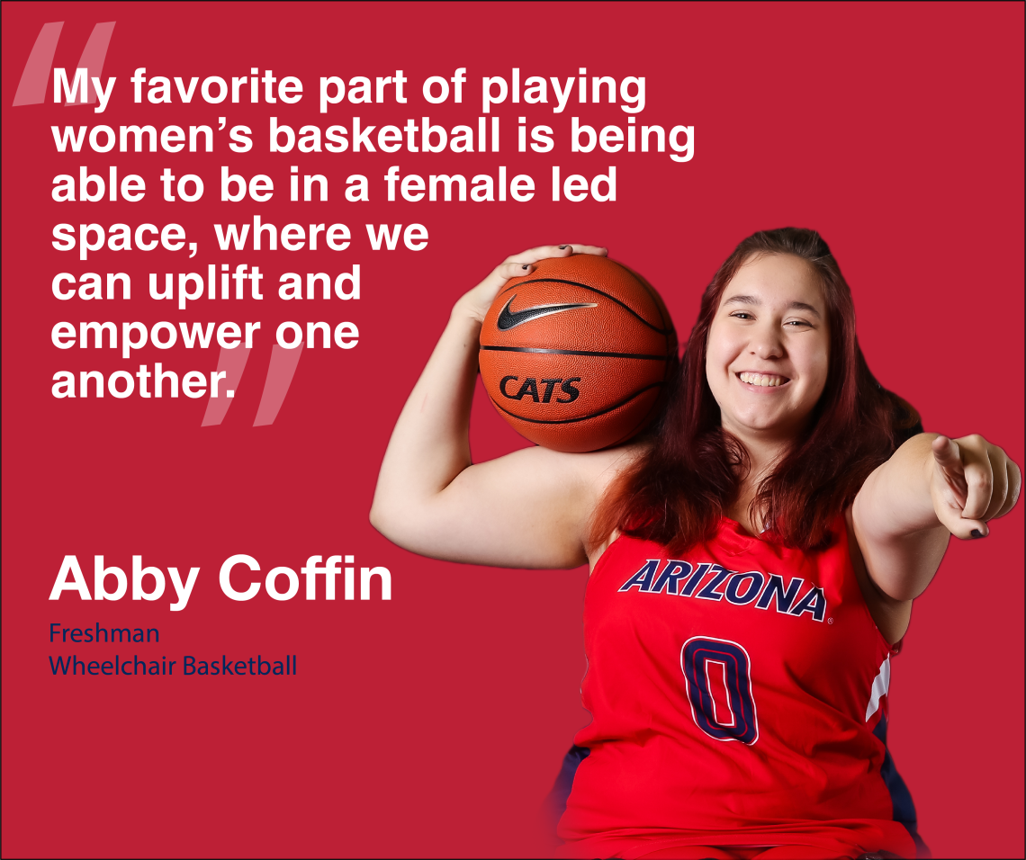 Abby Coffin, Freshman, Wheelchair Basketball