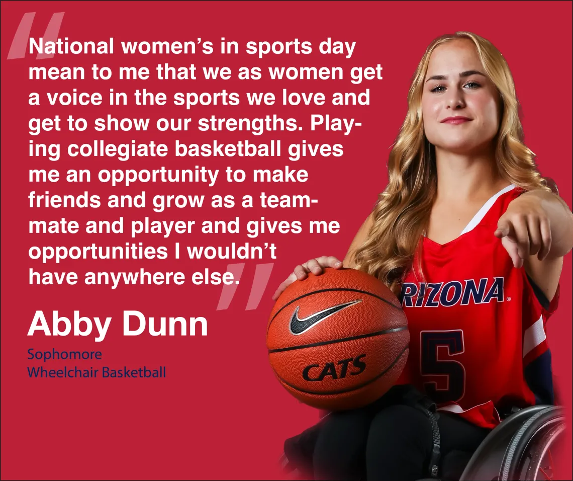 Abby Dunn, Sophomore, Wheelchair Basketball