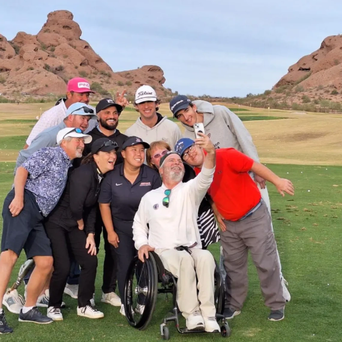 AZ Adaptive Golf category winners celebrate victory,