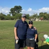 Photo of Amanda and Larry Cunha at the Cinco de Mayo Golf Tournament